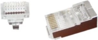 Przelotowe złącze sieciowe RJ45 8P8C FTP (10 szt.)