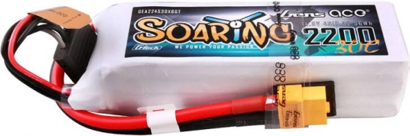 Gens ace G-Tech Soaring LiPo 2200 mAh 14,8 V 30C 4S z wtykiem XT60