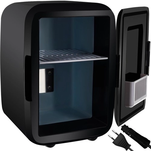 Ruhhy Przenośna czarna mini - lodówka 4L 12V/220V