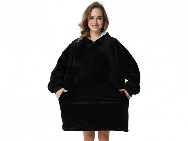Ciepła bluza oversize koc z grubego polaru
