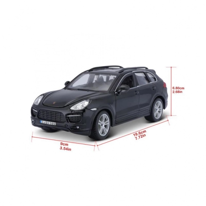 Metalowy model Porsche Cayenne Turbo czarny 1/24