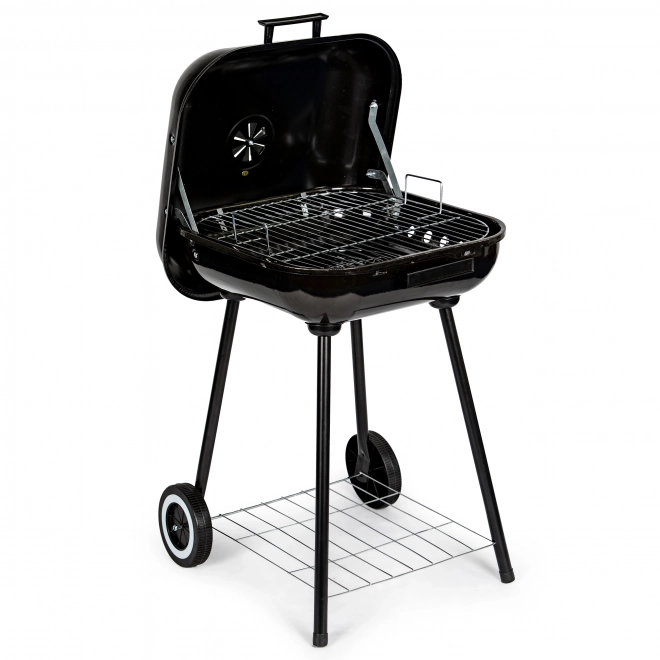 Grill ogrodowy z uchylną pokrywą + kółka