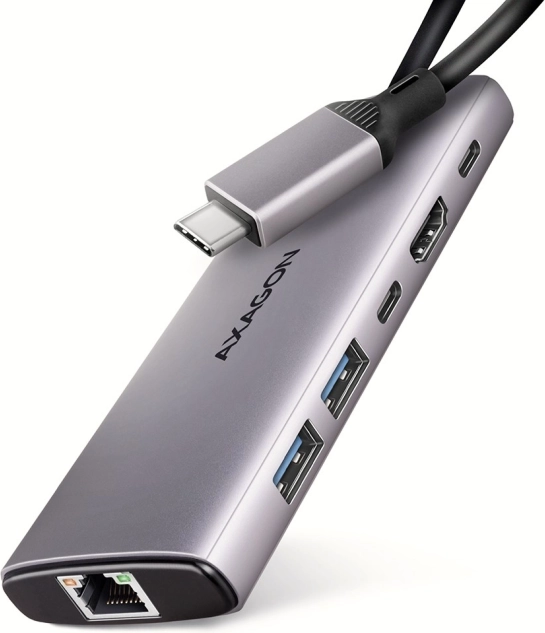 Wieloportowy hub USB 6w1 AXAGON z 10Gbps