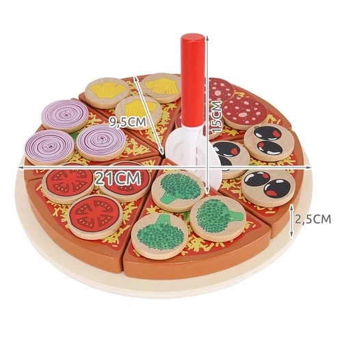 Drewniana pizza - zestaw 22471