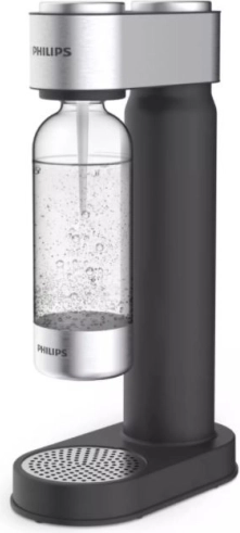 Saturator Philips GoZero, czarny inox