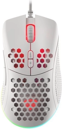 Mysz gamingowa Krypton 555 8000DPI RGB biała