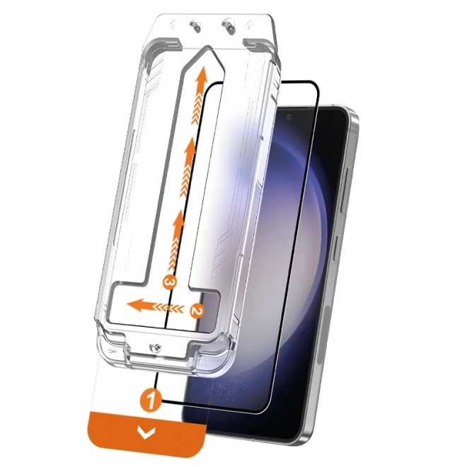 Szkło hartowane Crong EasyShield 2-Pakiet - Samsung Galaxy S25+/S24+