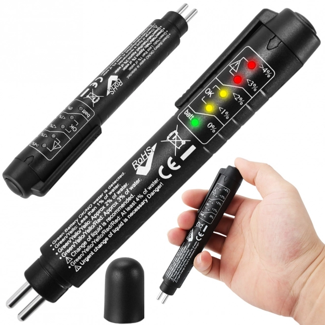 Tester płynu hamulcowego z miernikiem LED