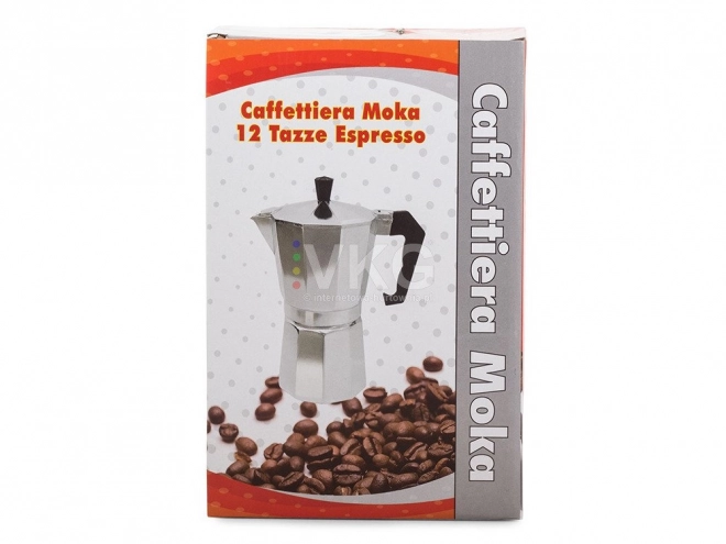 Kawiarka Moka na 12 kaw 600ml aluminium