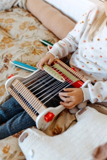 Duże pokrętło napinające dla dziecięcych dłoni