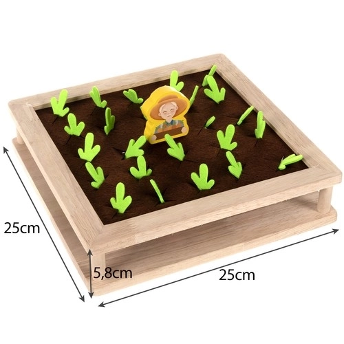 Drewniane puzzle - farma Kruzzel 22755