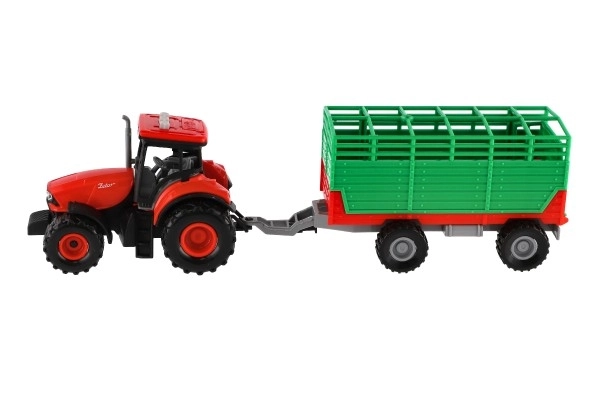 Traktor Zetor z przyczepą z efektami świetlnymi i dźwiękowymi - 36 cm