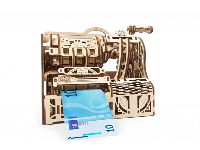 Ugears 3D drewniane mechaniczne puzzle Kasa
