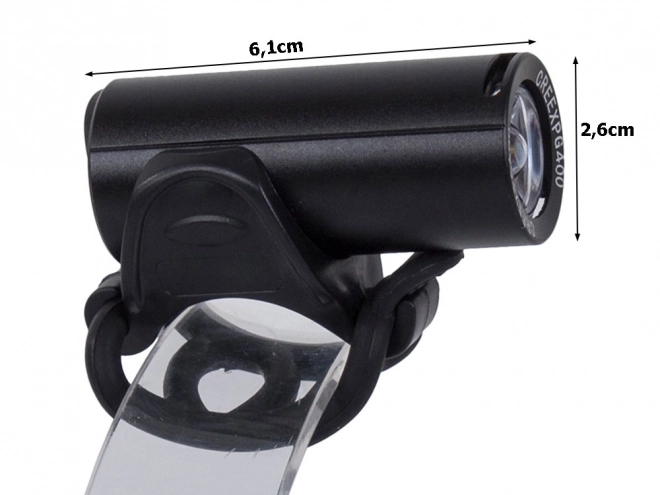 Przednie światło rowerowe USB z LED Cree