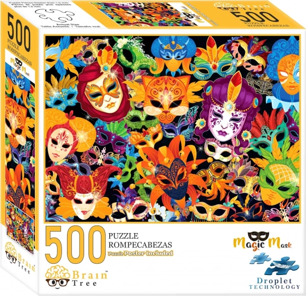 Puzzle Magiczne Maski 500 elementów od Brain Tree