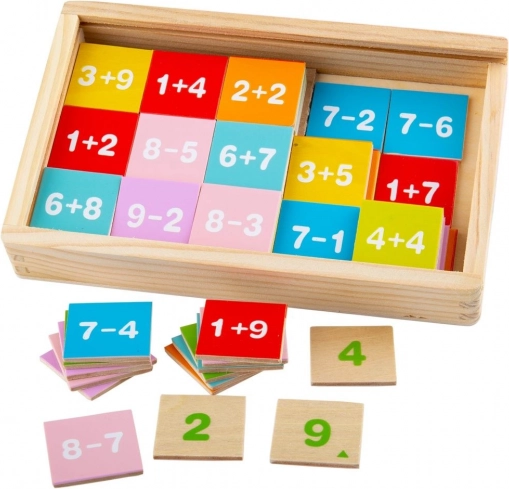 Bigjigs Toys dodawanie i odejmowanie w pudełku