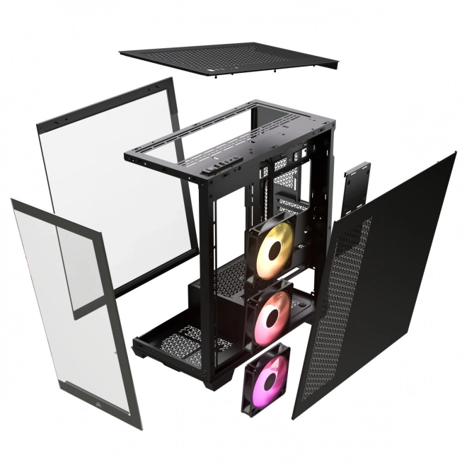 Obudowa komputera Mid-Tower 3500X ICUE LINK RGB TG czarna