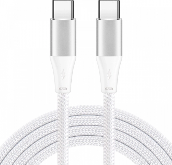 Kabel USB‑C 1 m biały 60 W PD i QC