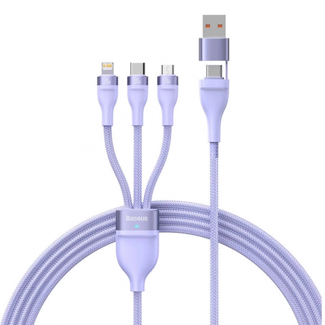 Kabel Baseus Flash Series 2w1 USB-C + micro USB + Lightning 100 W