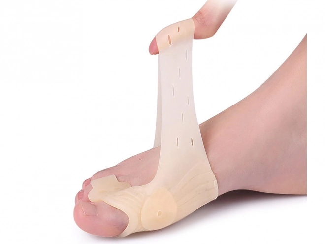 Separator palców na stopie dla hallux valgus z magnesem