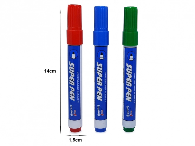 Markers na białą tablicę zestaw 4 sztuki