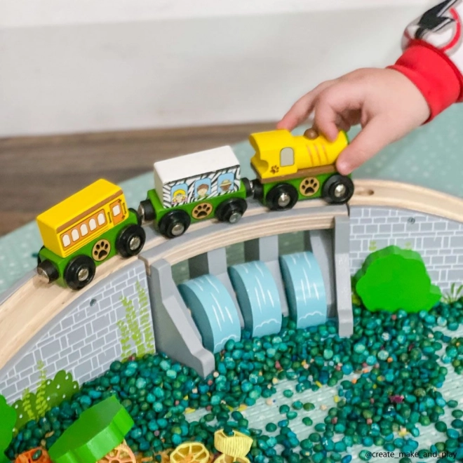 Most z wodospadem Bigjigs Rail