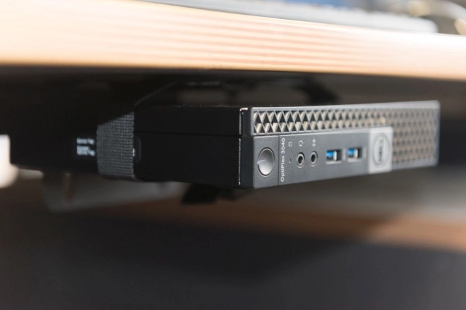 Uchwyt do montażu MiniPC za monitorem VESA 75x75, 100x100, max. obciążenie 5kg