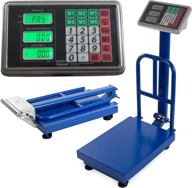 Elektroniczna waga z wyświetlaczem LCD do 300 kg