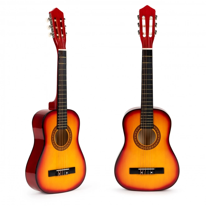 Gitara dziecięca, duża, klasyczna, drewniana, 6 strun, ECOTOYS
