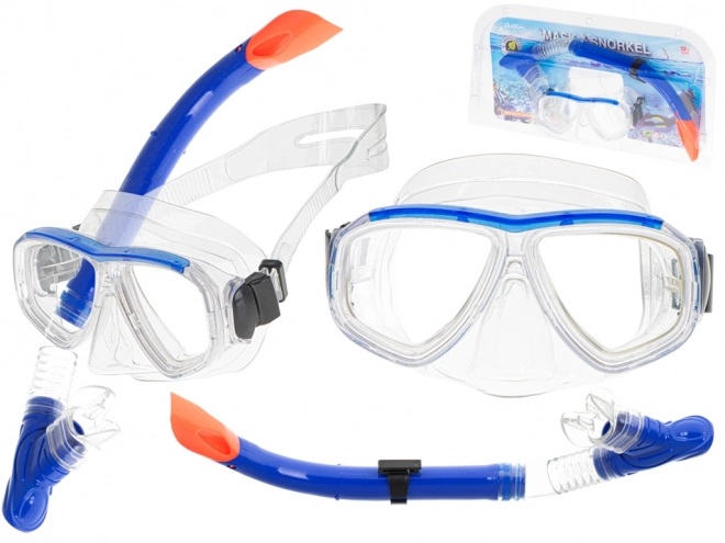 Maska do nurkowania do snorkelingu + zestaw fajek