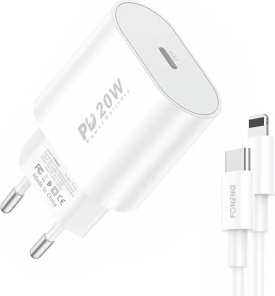 Szybka ładowarka Foneng USB-C PD 20W