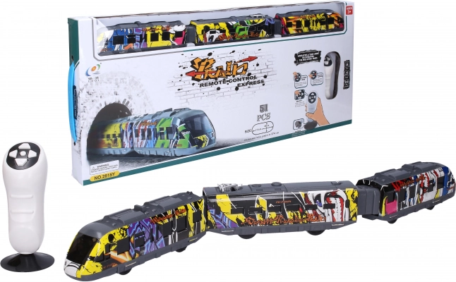 zestaw pociągów graffiti RC 117 × 66 cm