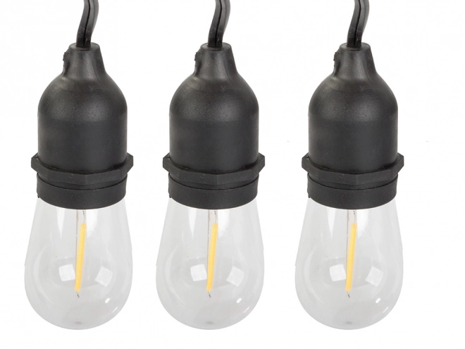Ogrodowa świetlna girlanda GARDEN GIRL, 10 żarówek LED E27, 10 m, IP44