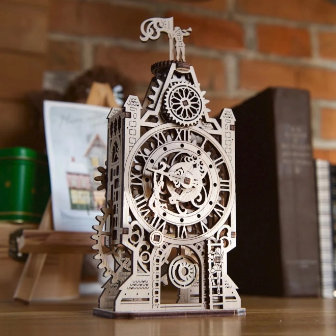 Ugears 3D drewniane mechaniczne puzzle Wieża Zegarowa