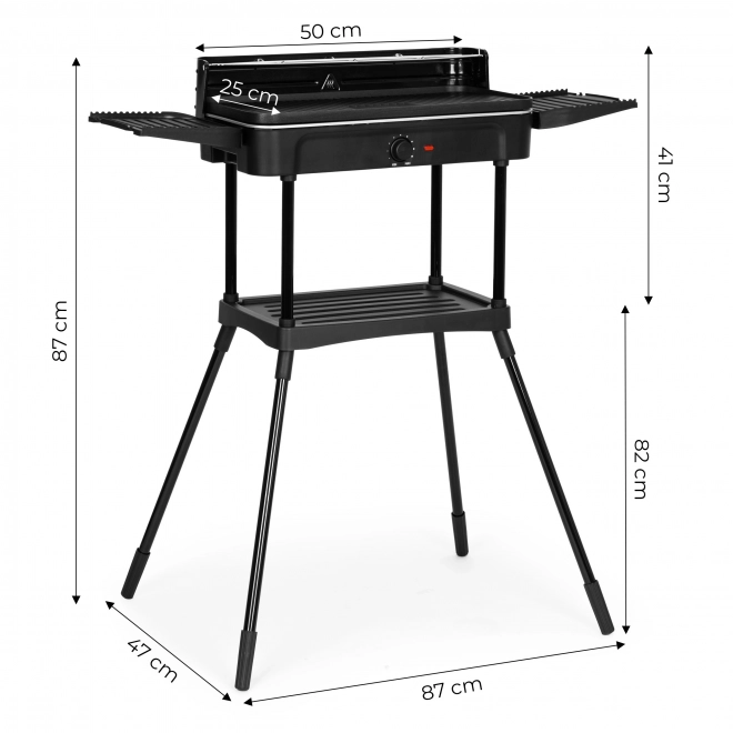 Elektryczny grill 3 w 1 MultiGarden: wolnostojący i stołowy