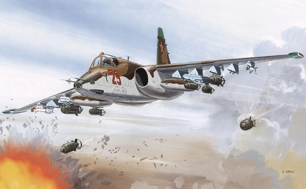 Model Suchoj SU-25 K 1:48