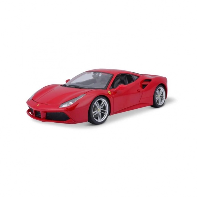 Metalowy samochód Ferrari 488 GTB czerwony