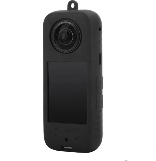 Silikonowe etui ochronne Sunnylife do Insta360 X3, czarne