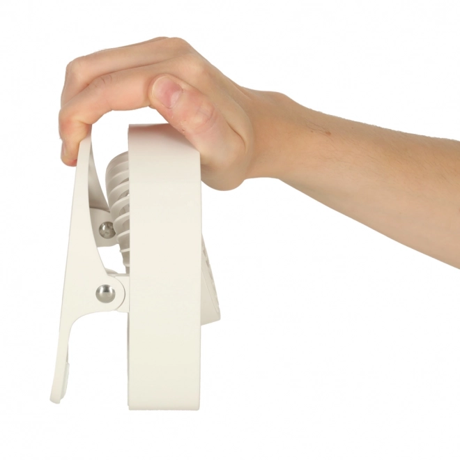 Bezprzewodowy USB wentylator stołowy 11,5 cm biały