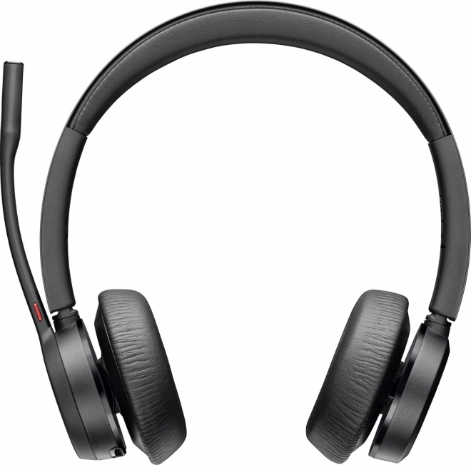 Poly Voyager 4320 z certyfikatem Microsoft Teams, stacją ładującą i adapterem USB