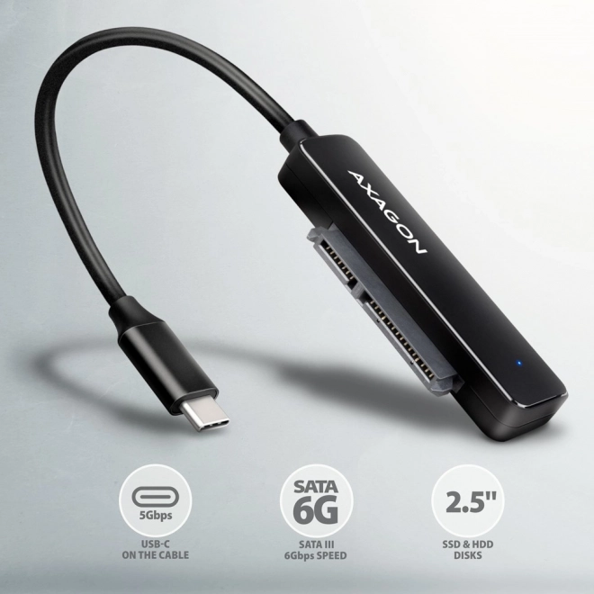 Adapter USB-C na SATA HDD/SSD AXAGON FASTPort2