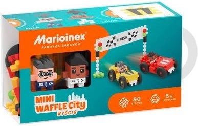Klocki Waffle Mini – zestaw wyścigowy 80 elementów