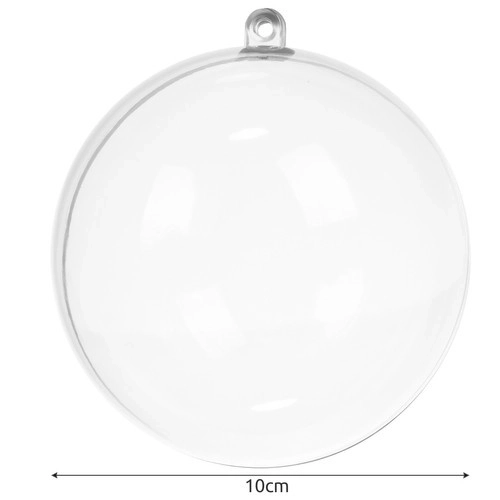 Przezroczyste ozdoby 10cm - zestaw 5 szt. Ruhhy 22276
