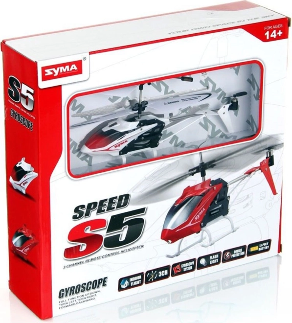 Zdalnie sterowany helikopter SYMA S5 3CH – Biały