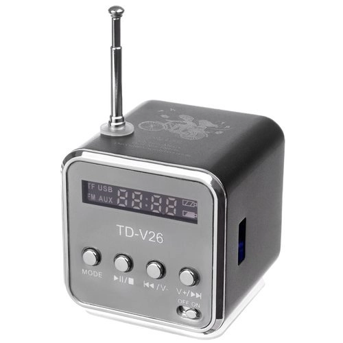 Przenośny głośnik Bluetooth z radiem i wyświetlaczem LCD TD-V26