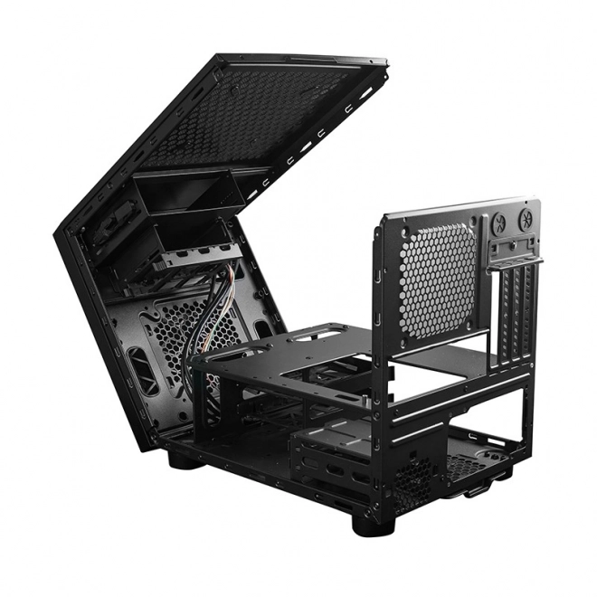 Czarna obudowa komputerowa mATX Cube Mesh Series