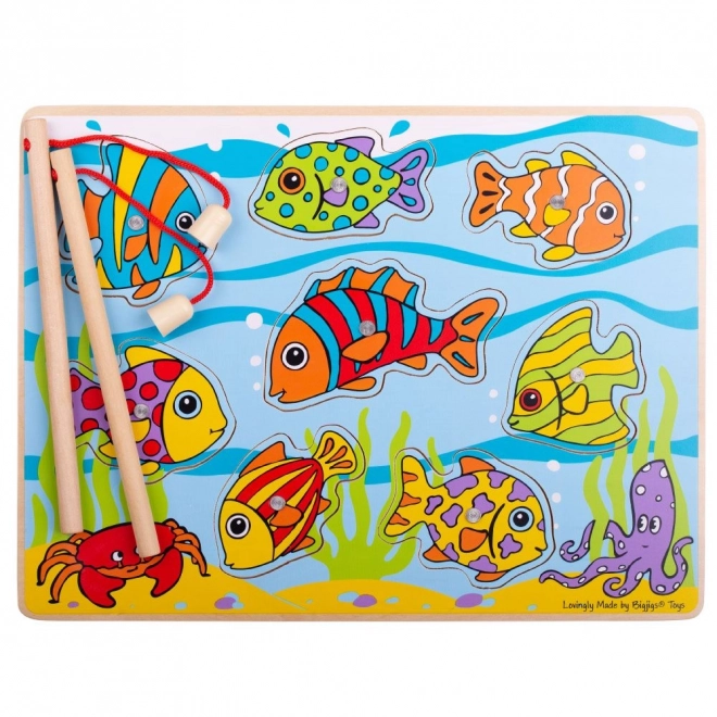 Bigjigs Toys Łowienie rybek na planszy