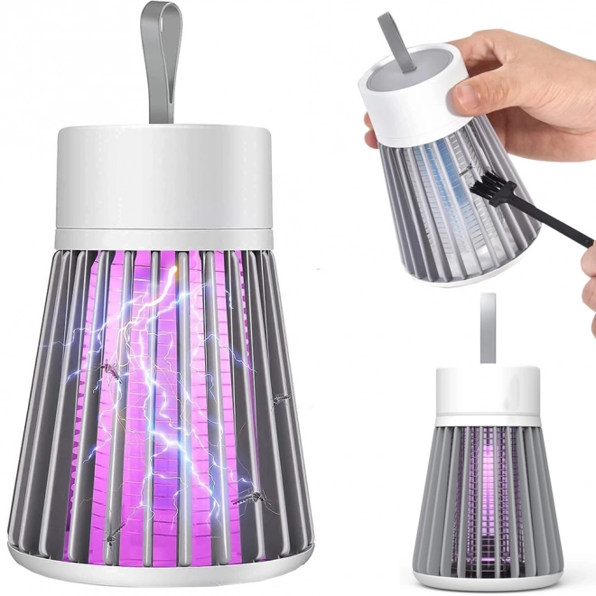 Lampa UV przeciw owadom z elektryczną pułapką