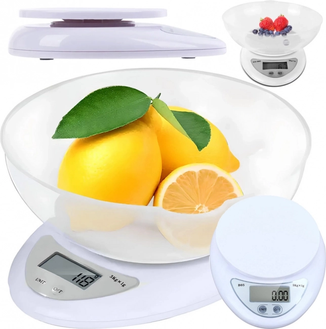 Elektroniczna cyfrowa waga kuchenna z wyświetlaczem LCD