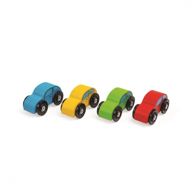 Bigjigs Rail Drewniana kolejka z wiejską drogą 80 części